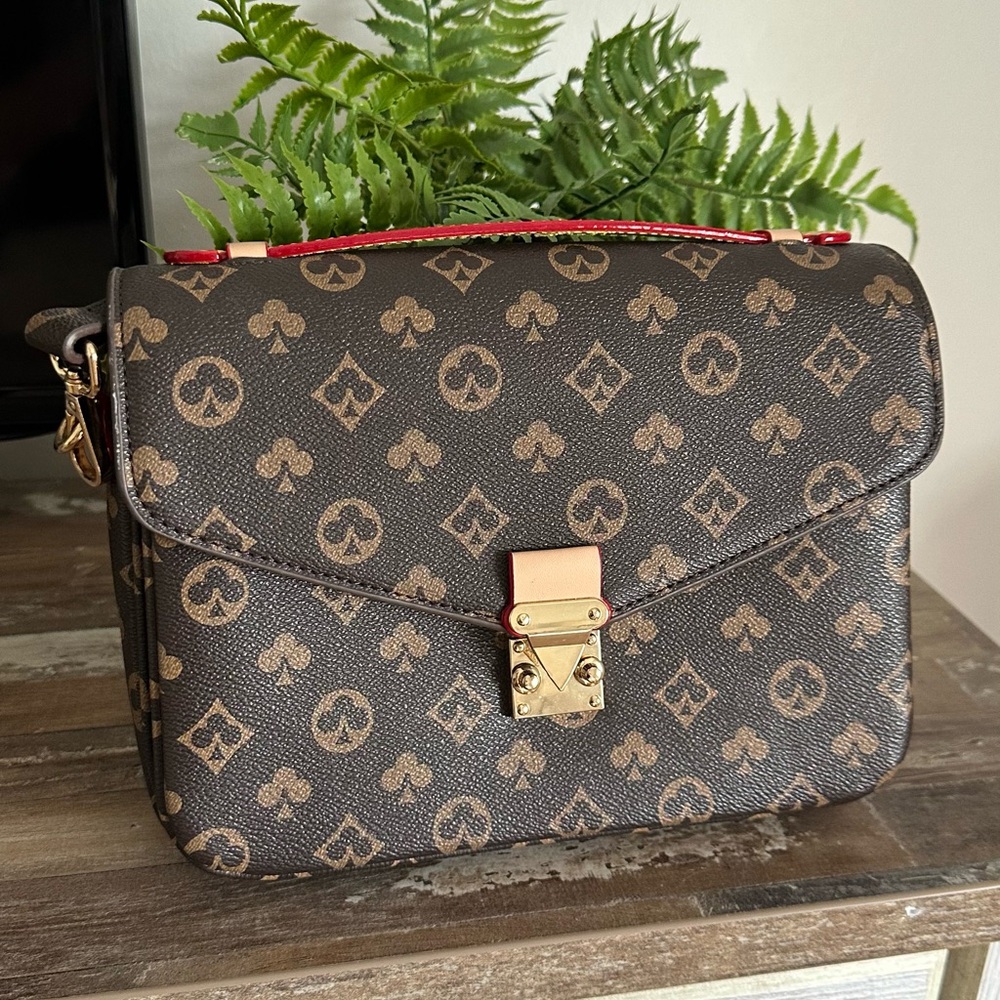 Brown Monogram Women Crossbody Bag
